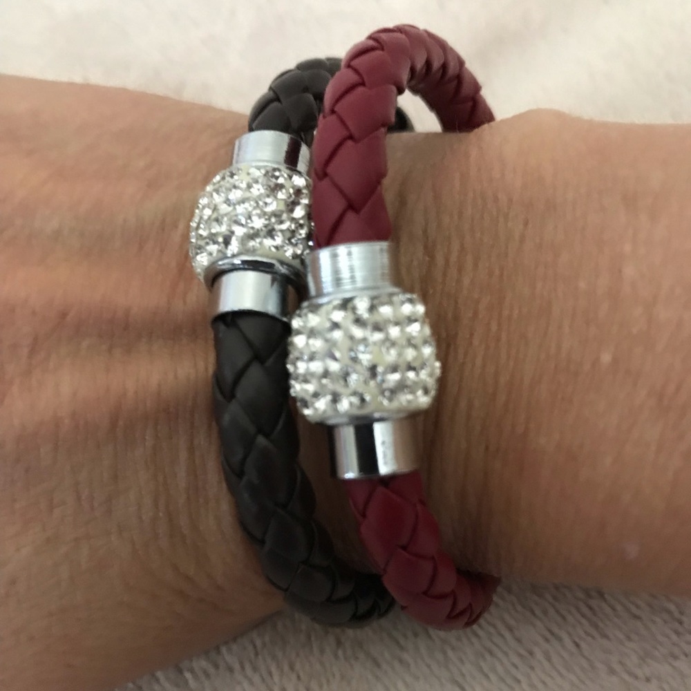 Bracelets- claret red - Picture 6 of 6